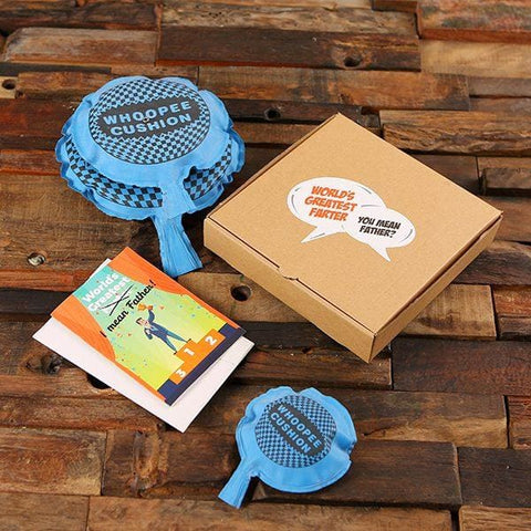 Image of Assorted Colors Whoopie Cushion Gag Gift with Gift Card - Assorted Fathers Day