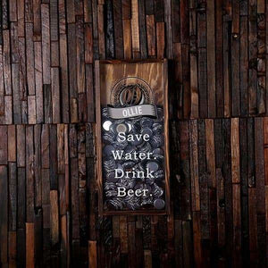 Beer Cap Holder Shadow Box with FREE Bottle Opener or Wine Cork Holder_quote15 - Beer Cap Holders - Small