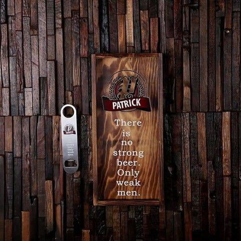 Image of Beer Cap Holder Shadow Box with FREE Bottle Opener or Wine Cork Holder_quote16 - Beer Cap Holders - Small