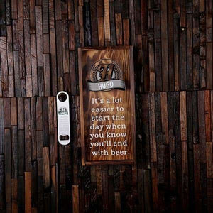 Beer Cap Holder Shadow Box with FREE Bottle Opener or Wine Cork Holder_quote8 - Beer Cap Holders - Small