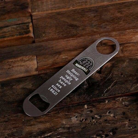 Image of Beer Cap Wine Cork Holder Shadow Box FREE Bottle Opener and Cork Screw Personalized Letter M - Beer Cap Holders Mixed