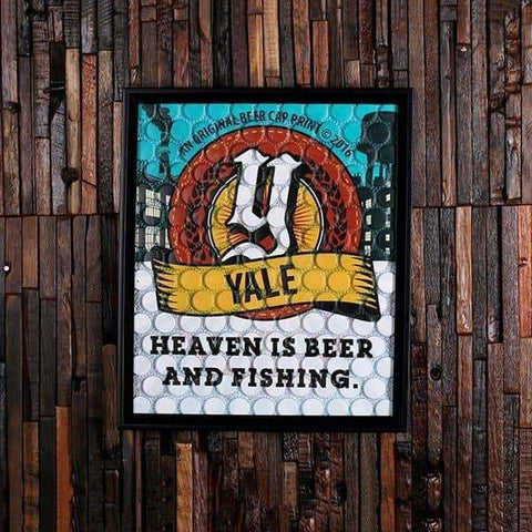 Image of BeerCap Prints Beer Cap Art Man Cave Beer Signs Wall Art_quote25 - Beer Cap Posters