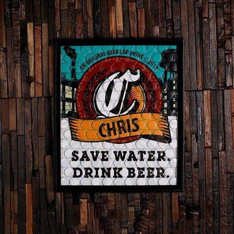 Image of BeerCap Prints Beer Cap Art Man Cave Beer Signs Wall Art_quote3 - Beer Cap Posters