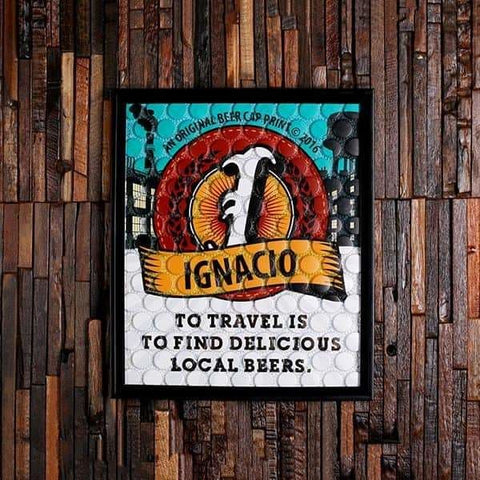 Image of BeerCap Prints Beer Cap Art Man Cave Beer Signs Wall Art_quote9 - Beer Cap Posters