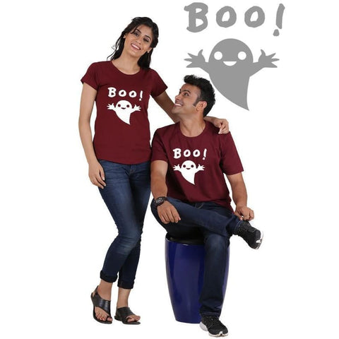 Image of Boo !!! Couple T-Shirts - Mens Clothing