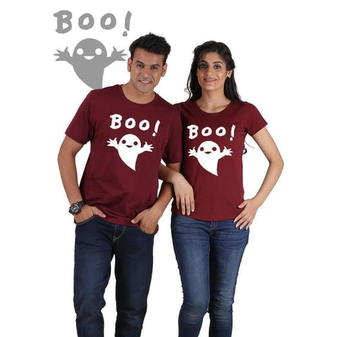 Image of Boo !!! Couple T-Shirts - Mens Clothing