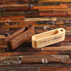 Corporate Branded Wooden Name Card and Pen Holder Business Gifts - Desktop Stationery