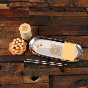 Custom Desk Organizing Metal Tray & Accessory Gift Set - All Products