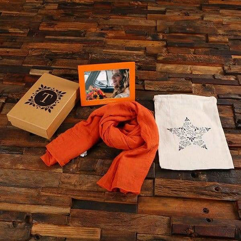 Image of Custom Womens Shawl & Picture Frame Gift Set - All Products