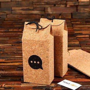 Customized Cork Packaging with Black Ribbon Company Gifts - Assorted - Office