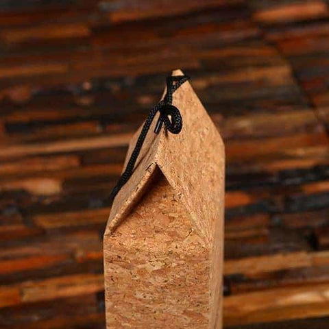 Image of Customized Cork Packaging with Black Ribbon Company Gifts - Assorted - Office
