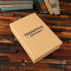 Groomsmen Custom Paper Box Personalized (9.6 x 6.6 x 2.6 in) - Boxes - Cap Top (Kraft)