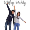 Hubby Wifey Couple Full Sleeves Gray and Navy - Mens Clothing