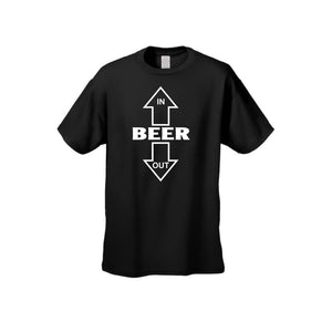 Mens/Unisex Beer Goes In Beer Comes Out Short - Mens Clothing