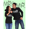 Mr. and Mrs. Couple Full Sleeves Black - Large / Large - Mens Clothing