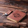 Personalized 2 pc. Gift Set Key Chain & Journal - Journal Gift Sets
