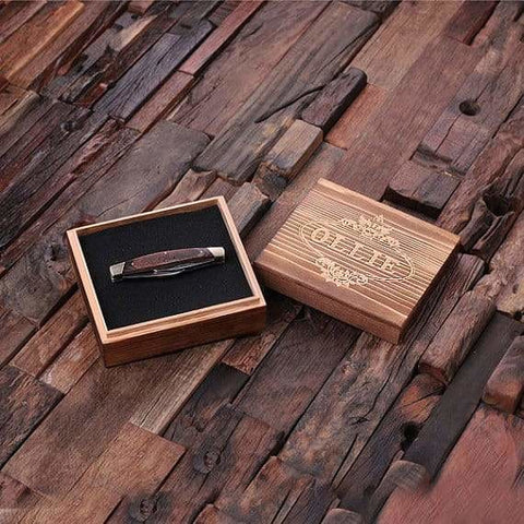 Image of Personalized 3-Blade Pocket Knife - Knives & Gift Box