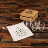 Personalized .50 Caliber Bullet Whiskey Rocks Glass Gift Set - All Products