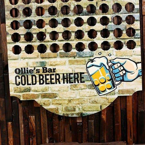 Image of Personalized Beer Cap Map Man Cave Best Man Mens Gifts Dorm Room 21st Birthday Father s Day Beer Cap Holder B - Beer Cap Boards - Pub Sign