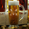 Personalized Beer Mugs - Glass - Slim - Monogrammed - 18 oz. - Choose Design - Glassware
