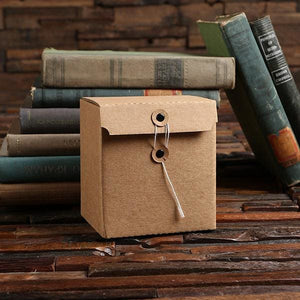 Personalized Box & String Favor Box (4.8 x 4.3 x 5.2 in) - Boxes - String & Button