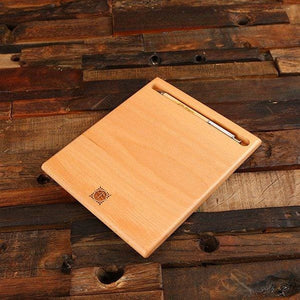 Personalized Business Women Wood Pen Mouse Pad & Card Holder - All Products