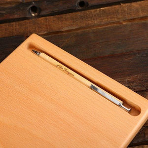 Personalized Business Women Wood Pen Mouse Pad & Card Holder - All Products
