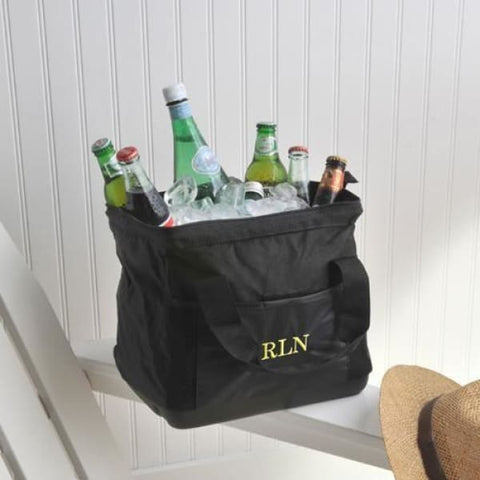 Image of Personalized Coolers - Cooler Bag - Wide Mouth - Embroidered - Groomsmen Gifts - Outdoors