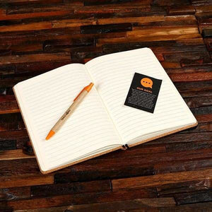 Personalized Cork A5 Black Strap Notebook Giveaway Product - Journals & Notebooks