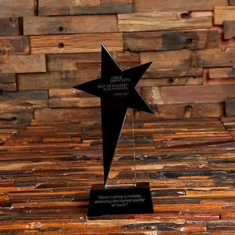 Image of Personalized Crystal Star Award & Presentation Box - Awards