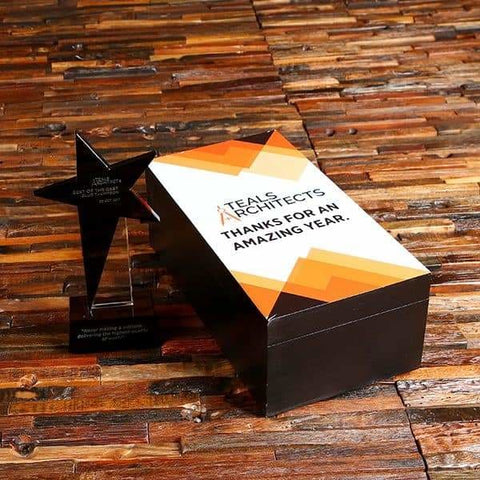 Image of Personalized Crystal Star Award & Presentation Box - Awards