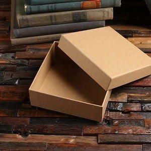 Personalized Custom Paper Box (10.8 x 10.4 x 1.6 in) - Boxes - Cap Top (Kraft)