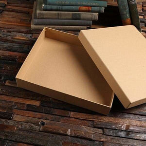 Personalized Custom Paper Box (11.6 x 9.4 x 2.2 in) - Boxes - Cap Top (Kraft)
