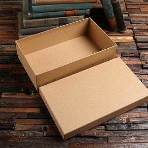 Personalized Custom Paper Box (11.7 x 7 x 3.2 in) - Boxes - Cap Top (Kraft)