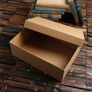 Personalized Custom Paper Box (13 x 9.7 x 4.5 in) - Boxes - Cap Top (Kraft)