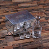 Personalized Decanter Whiskey Sniffers and Steel box with Lock - Decanter - Whiskey Sets