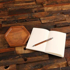 Personalized Desk Tray Pen & Journal Female Gift Set - All Products