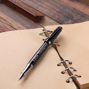 Personalized Felt Journal Pen and Wood Box Deep Purple - Journal Gift Sets
