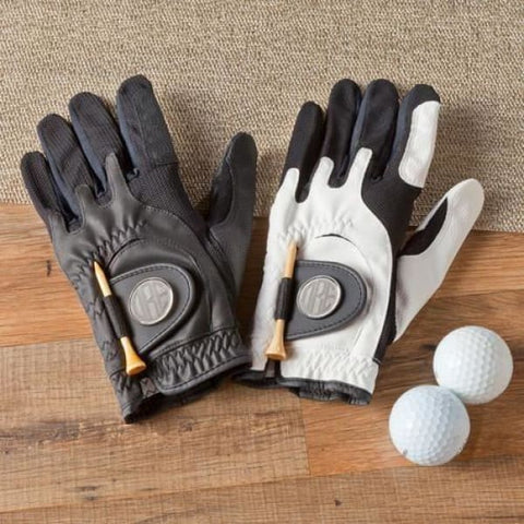Image of Personalized Golf Glove - Leather - Magnetic Ball Marker - Groomsmen - Choose Color - Outdoors