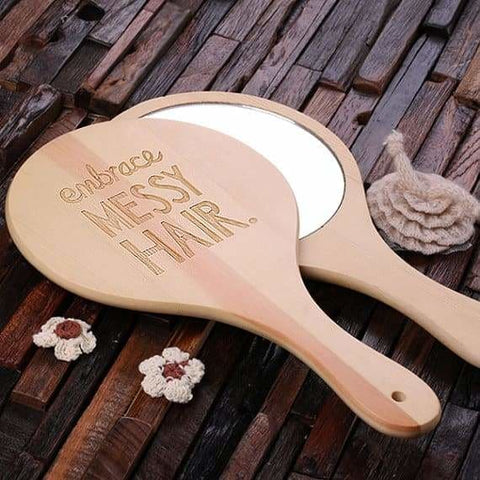 Image of Personalized Handheld Mirror - Assorted - Womens Gifts