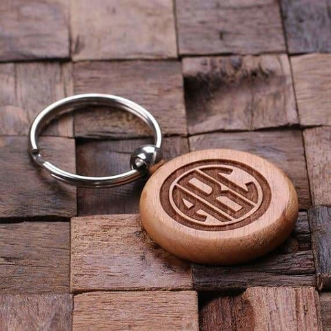 Image of Personalized Key Chain Round - Key Chains