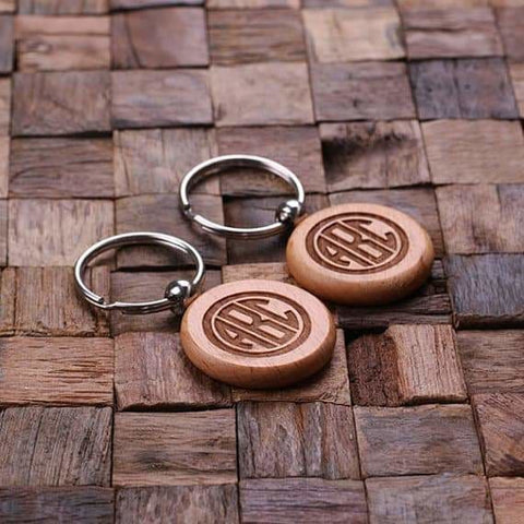 Image of Personalized Key Chain Round - Key Chains