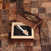 Personalized Mens Classic Wood Tie Clip with Box Square - Tie Clips