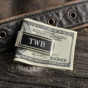 Personalized Money Clip - Silver Plated - Millionaire - Groomsmen Gifts - Money Clips
