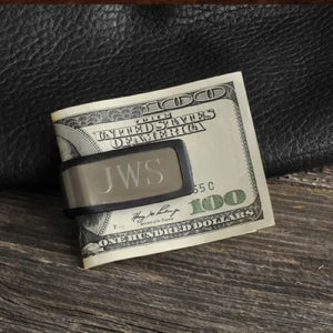 Personalized Money Clip - Stainless Steel - Sporty Fit - Groomsmen - Money Clips