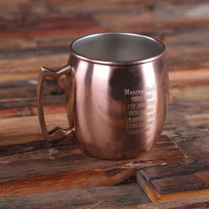 Personalized Moscow Mule Mug with Beautifully Shaped Handle - Assorted - Kitchen