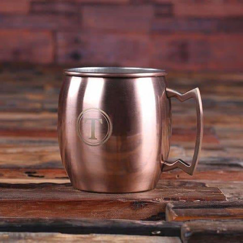 Image of Personalized Moscow Mule Mug with Beautifully Shaped Handle - Assorted - Kitchen