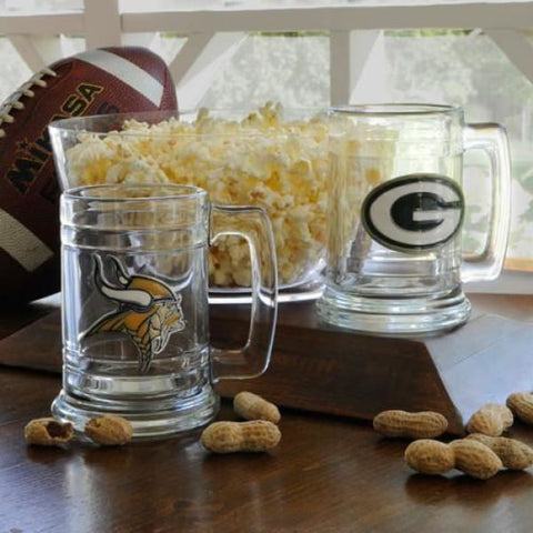 Image of Personalized Mugs - NFL Mugs - Groomsmen Gift - 14 oz. - Choose Team - Sports Gifts