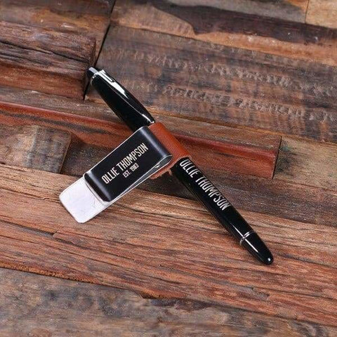 Image of Personalized Pen and Pen Holder for Jounrals Notebook Diary - Writing - Pens