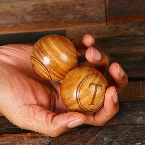 Image of Personalized Sandalwood Meditation Balls with Gift Box and Bag - Assorted Fathers Day